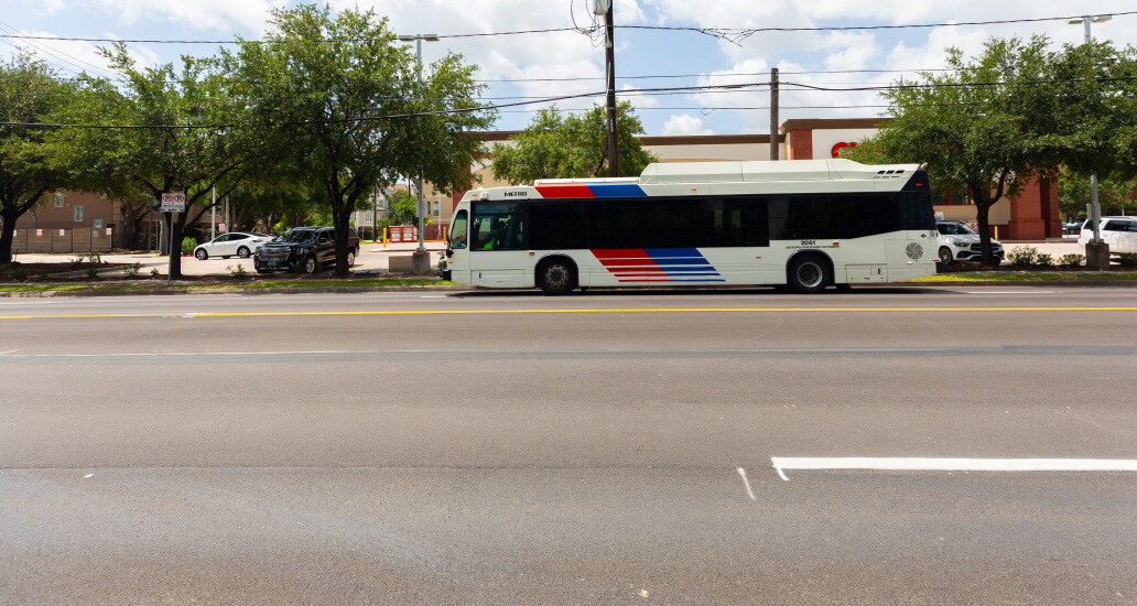 Completed street repairs at Washington Avenue at Detering Street.